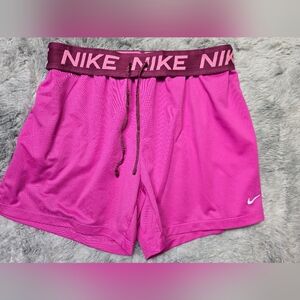 Nike Women's Fuchsia Athletic Shorts